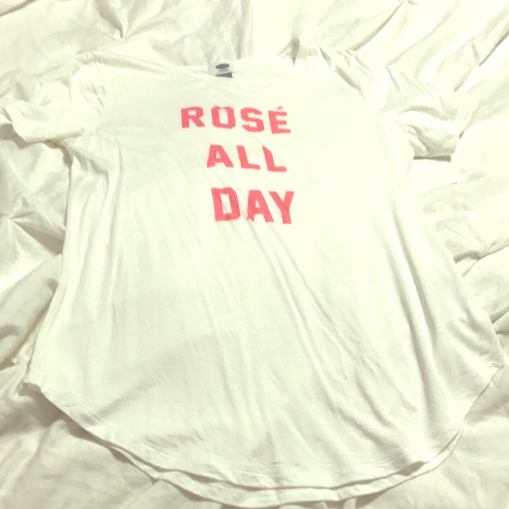 Rose All Day Old Navy Short Sleeve Shirt